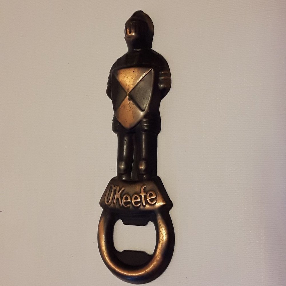 Vintage Carling O'Keefe Knight Bottle Opener Metal